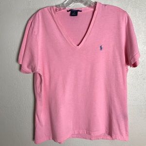 Pink Ralph Lauren sports shirt